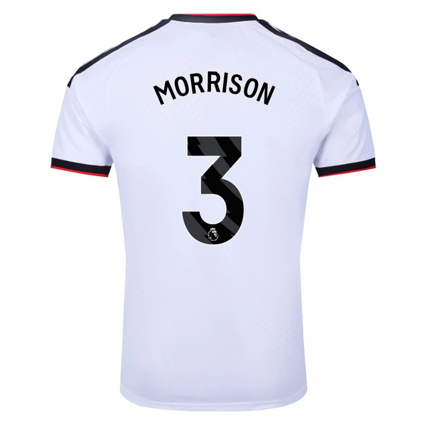 Danxen Criança Camisola Kymarley Morrison #3 Branco Preto Vermelho Principal 2026/27 Camisa Brasil