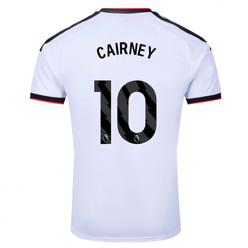 Danxen Criança Camisola Tom Cairney #10 Branco Preto Vermelho Principal 2026/27 Camisa Brasil