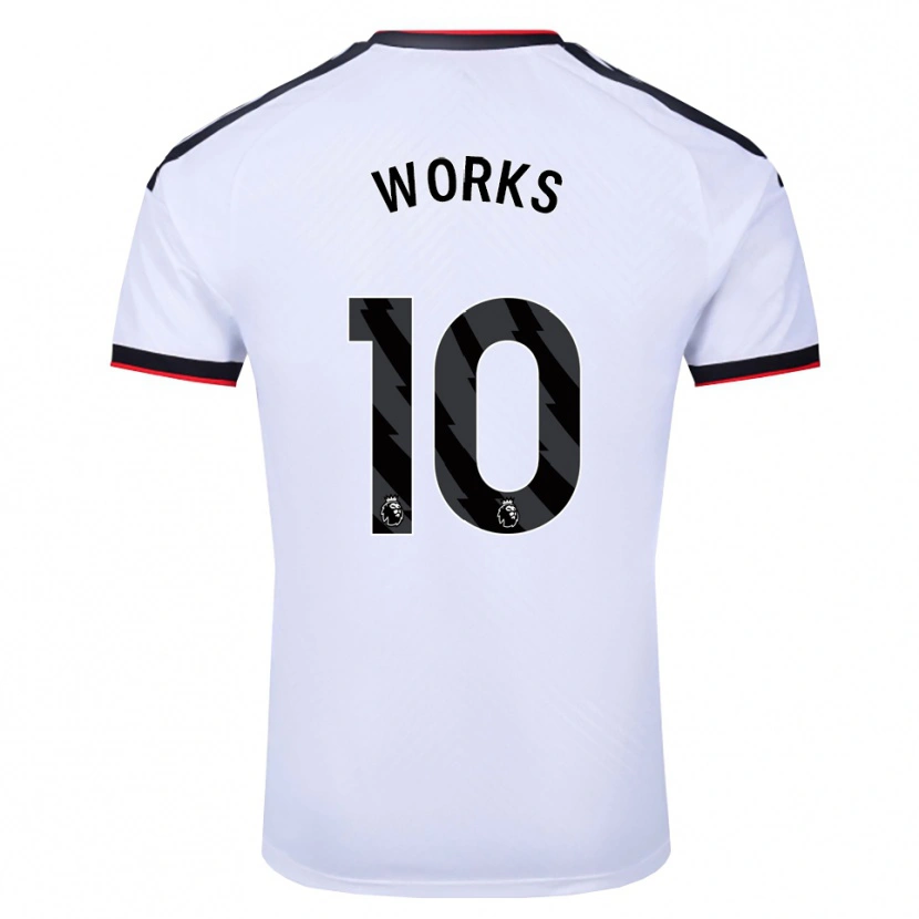 Danxen Criança Camisola Terrell Works #10 Branco Preto Vermelho Principal 2026/27 Camisa Brasil