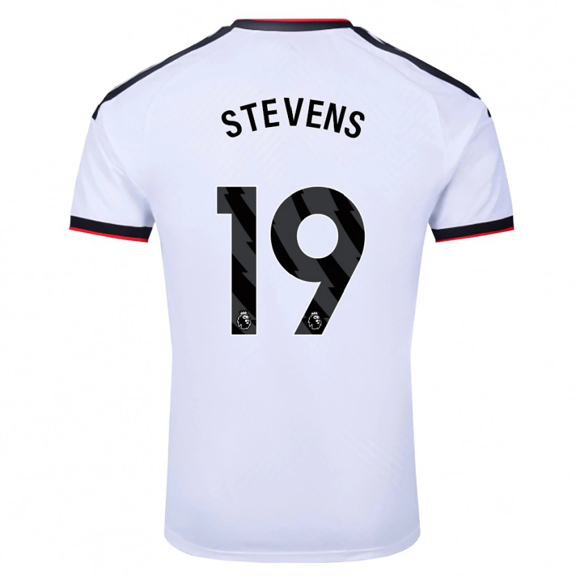 Danxen Criança Camisola Lily Stevens #19 Branco Preto Vermelho Principal 2026/27 Camisa Brasil