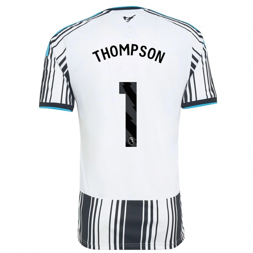 Danxen Criança Camisola Max Thompson #1 Skyblue Preto Branco Principal 2026/27 Camisa Brasil