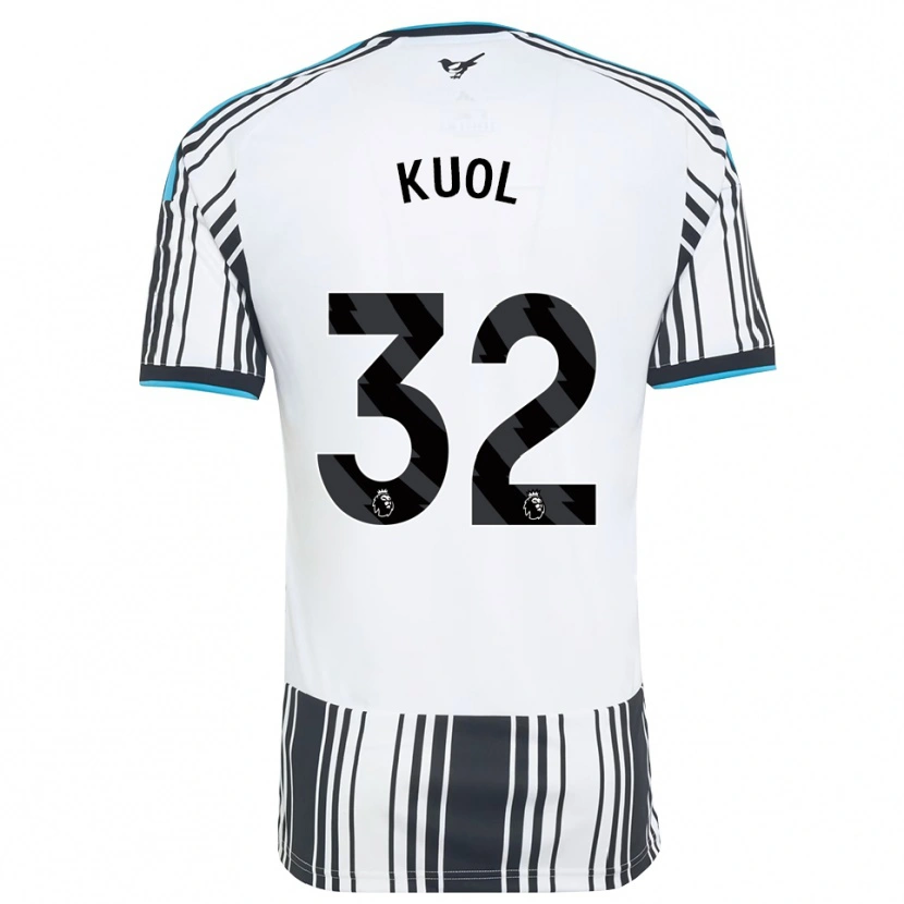 Danxen Criança Camisola Garang Kuol #32 Skyblue Preto Branco Principal 2026/27 Camisa Brasil
