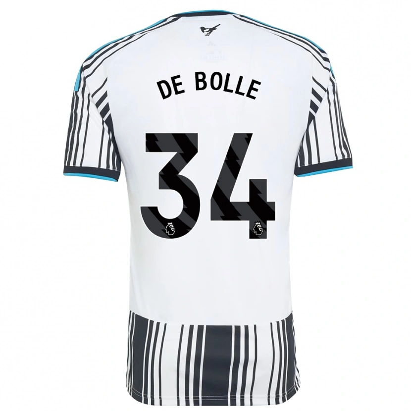 Danxen Criança Camisola Lucas De Bolle #34 Skyblue Preto Branco Principal 2026/27 Camisa Brasil