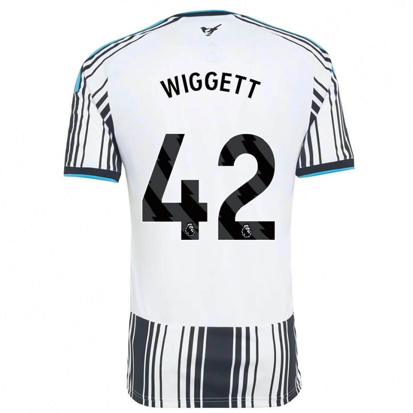 Danxen Criança Camisola Charlie Wiggett #42 Skyblue Preto Branco Principal 2026/27 Camisa Brasil
