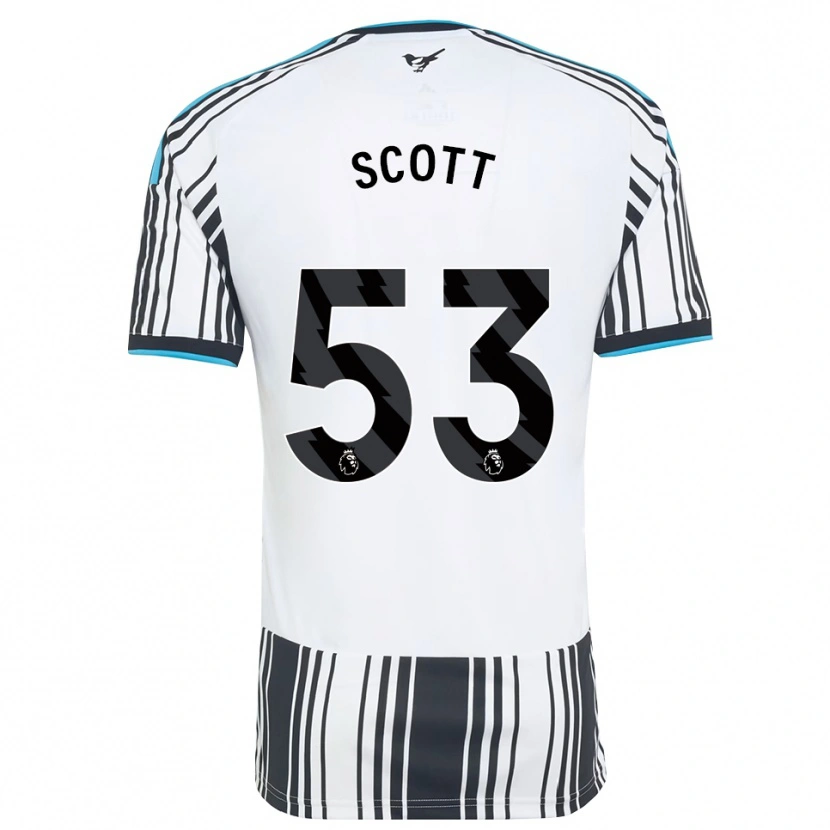 Danxen Criança Camisola Joshua Scott #53 Skyblue Preto Branco Principal 2026/27 Camisa Brasil