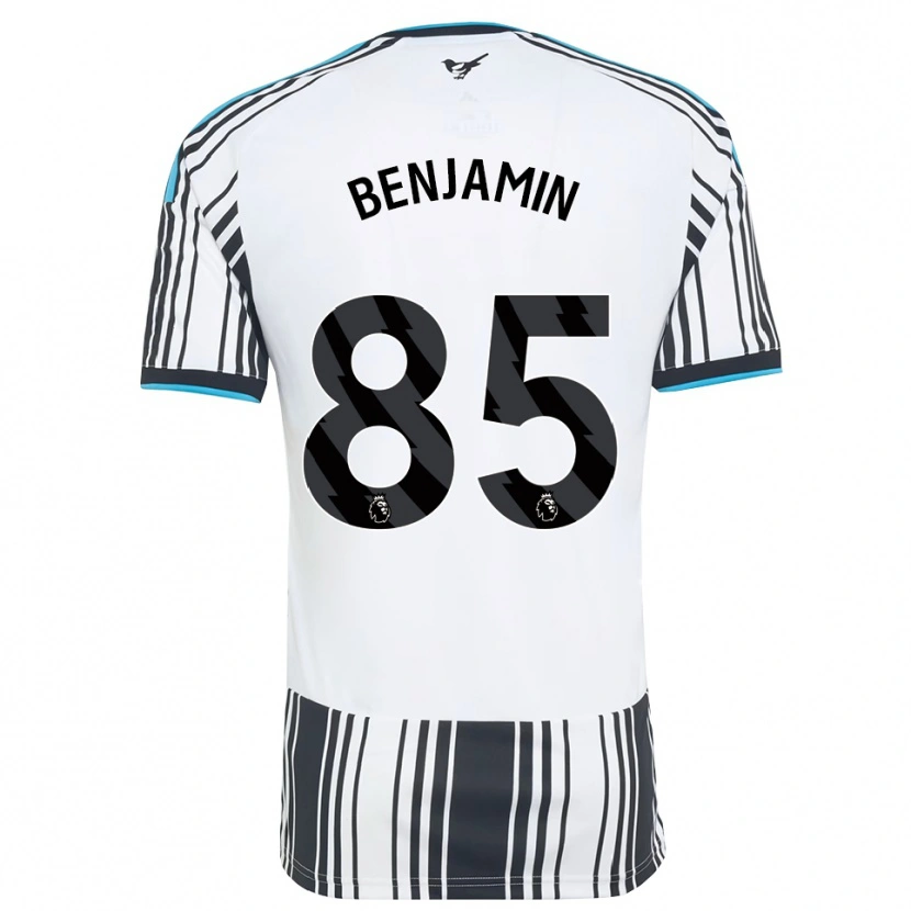 Danxen Criança Camisola Theo Benjamin #85 Skyblue Preto Branco Principal 2026/27 Camisa Brasil