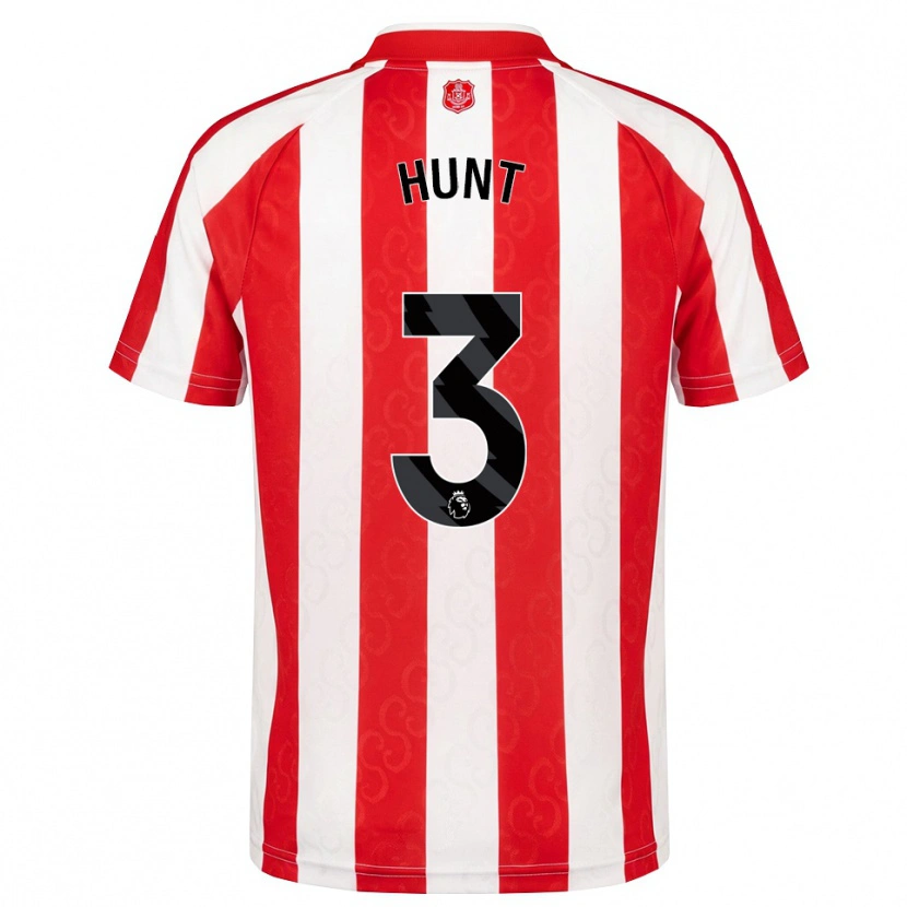 Danxen Criança Camisola Liam Hunt #3 Vermelho Branco Preto Principal 2026/27 Camisa Brasil