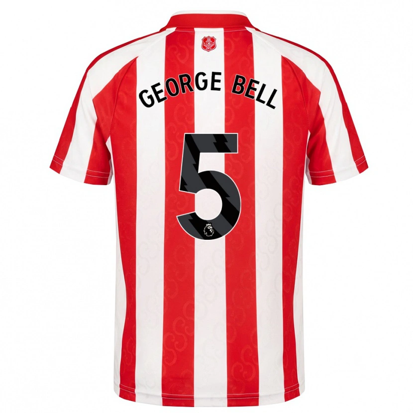 Danxen Criança Camisola George Bell #5 Vermelho Branco Preto Principal 2026/27 Camisa Brasil
