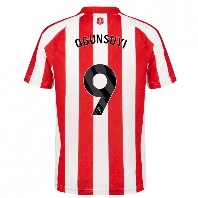 Danxen Criança Camisola Trey Samuel-Ogunsuyi #9 Vermelho Branco Preto Principal 2026/27 Camisa Brasil