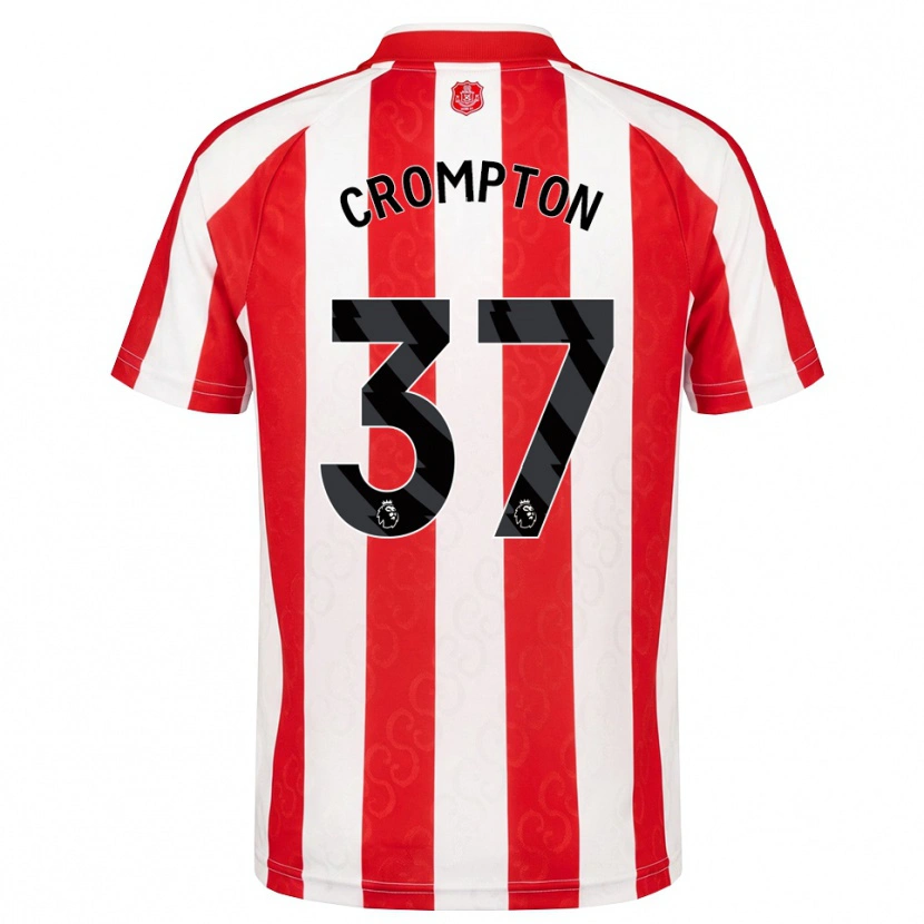 Danxen Criança Camisola Ben Crompton #37 Vermelho Branco Preto Principal 2026/27 Camisa Brasil