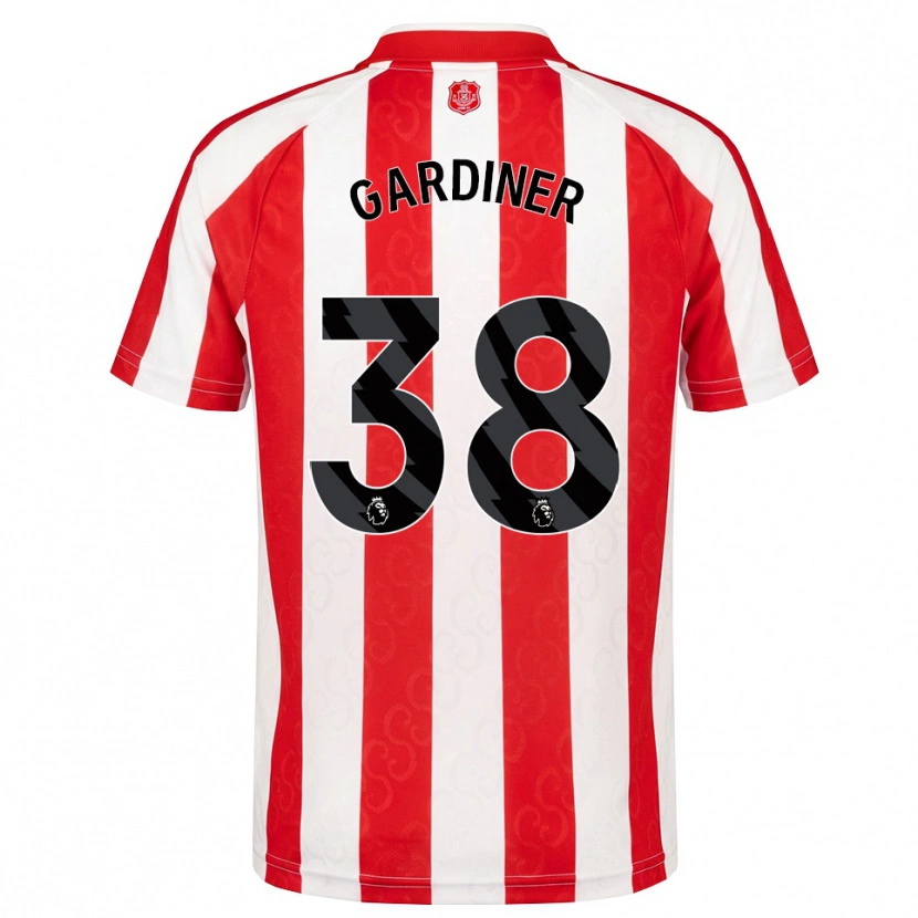 Danxen Criança Camisola Harry Gardiner #38 Vermelho Branco Preto Principal 2026/27 Camisa Brasil