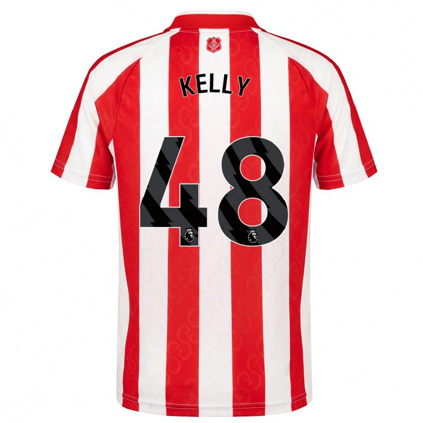 Danxen Criança Camisola Caden Kelly #48 Vermelho Branco Preto Principal 2026/27 Camisa Brasil