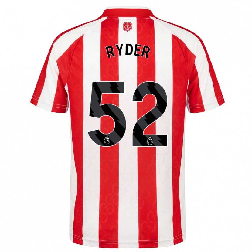 Danxen Criança Camisola Joe Ryder #52 Vermelho Branco Preto Principal 2026/27 Camisa Brasil