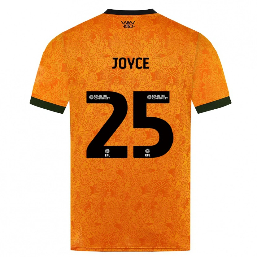 Danxen Criança Camisola Leonie Joyce #25 Laranja Preto Principal 2026/27 Camisa Brasil