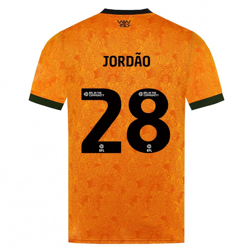 Danxen Criança Camisola Bruno Jordão #28 Laranja Preto Principal 2026/27 Camisa Brasil