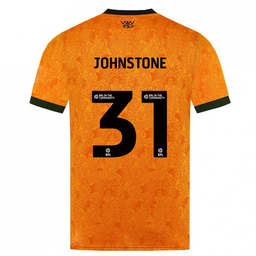 Danxen Criança Camisola Sam Johnstone #31 Laranja Preto Principal 2026/27 Camisa Brasil
