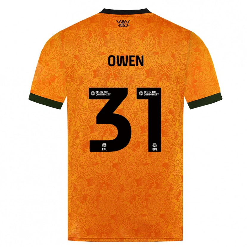 Danxen Criança Camisola Skye Owen #31 Laranja Preto Principal 2026/27 Camisa Brasil