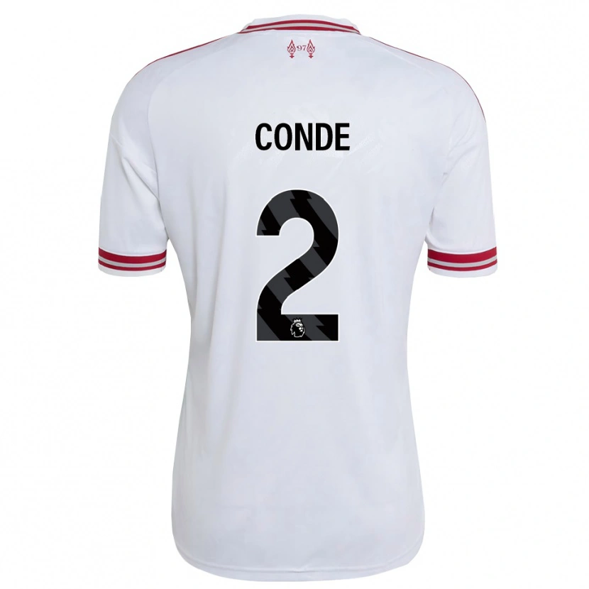 Danxen Criança Camisola Lenix Conde #2 Vermelho Branco Alternativa 2026/27 Camisa Brasil