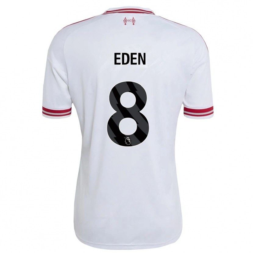 Danxen Criança Camisola Luca Eden #8 Vermelho Branco Alternativa 2026/27 Camisa Brasil
