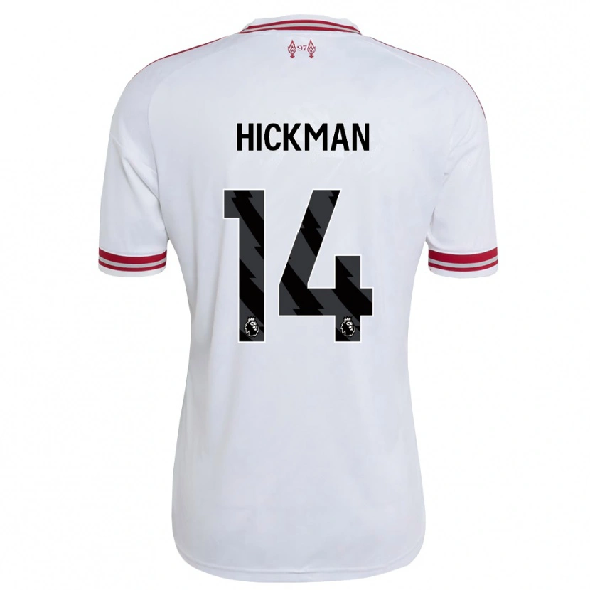 Danxen Criança Camisola Ellis Hickman #14 Vermelho Branco Alternativa 2026/27 Camisa Brasil