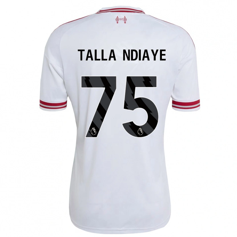 Danxen Criança Camisola Mor Talla Ndiaye #75 Vermelho Branco Alternativa 2026/27 Camisa Brasil