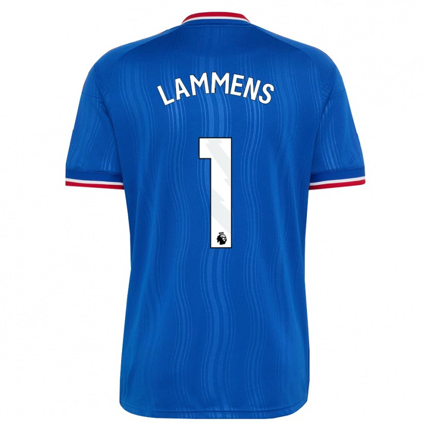 Danxen Criança Camisola Senne Lammens #1 Azul Branco Vermelho Alternativa 2026/27 Camisa Brasil