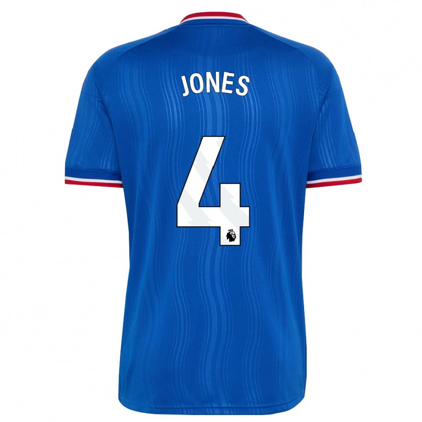 Danxen Criança Camisola Phil Jones #4 Azul Branco Vermelho Alternativa 2026/27 Camisa Brasil