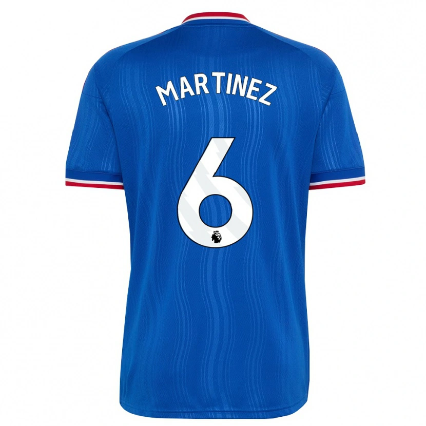 Danxen Criança Camisola Lisandro Martínez #6 Azul Branco Vermelho Alternativa 2026/27 Camisa Brasil