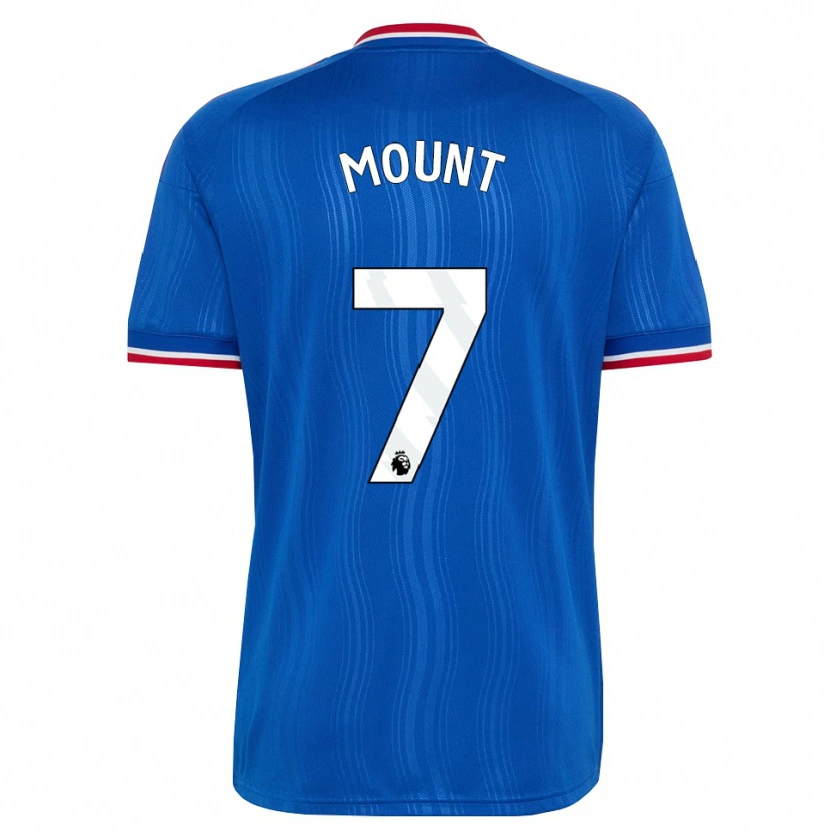 Danxen Criança Camisola Mason Mount #7 Azul Branco Vermelho Alternativa 2026/27 Camisa Brasil