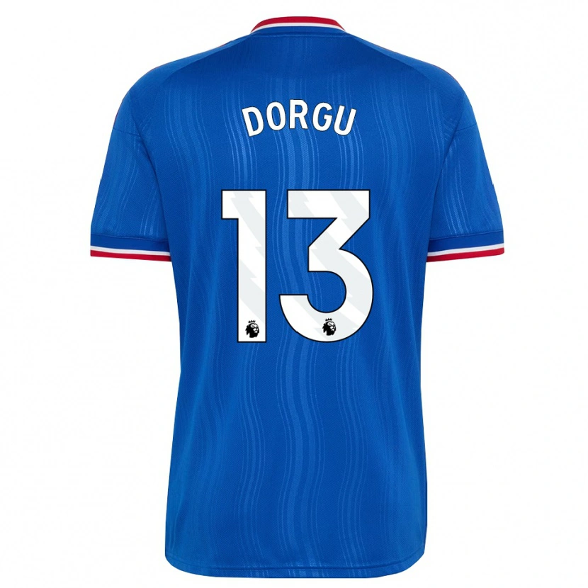 Danxen Criança Camisola Patrick Dorgu #13 Azul Branco Vermelho Alternativa 2026/27 Camisa Brasil