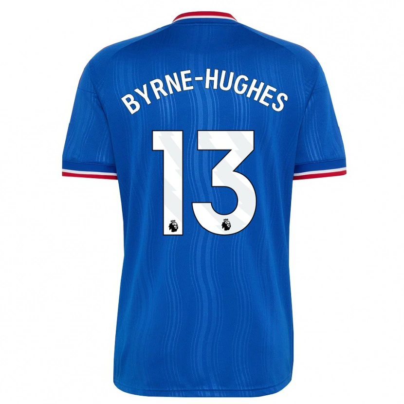 Danxen Criança Camisola Cameron Byrne-Hughes #13 Azul Branco Vermelho Alternativa 2026/27 Camisa Brasil