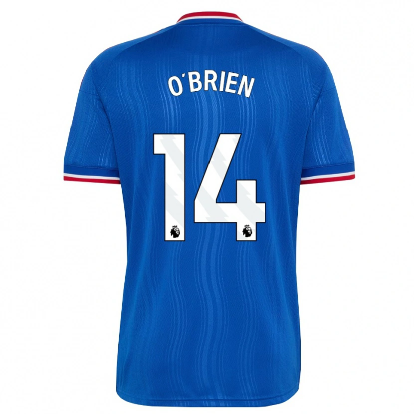 Danxen Criança Camisola Sam O'brien #14 Azul Branco Vermelho Alternativa 2026/27 Camisa Brasil