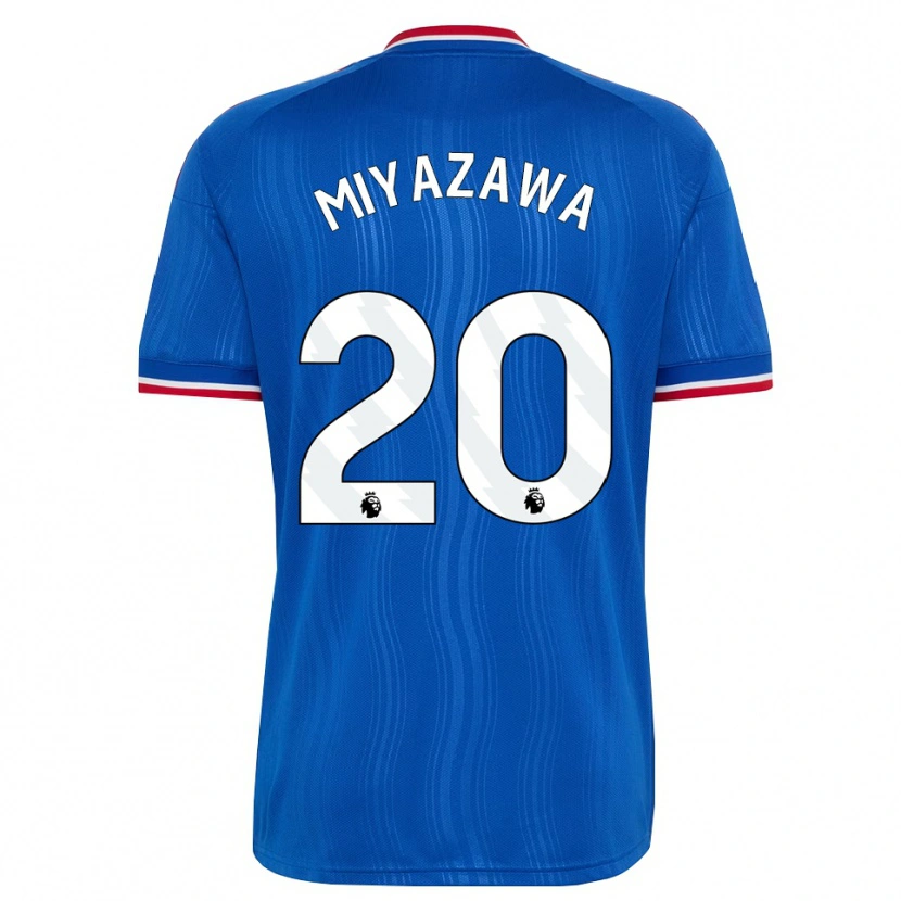 Danxen Criança Camisola Hinata Miyazawa #20 Azul Branco Vermelho Alternativa 2026/27 Camisa Brasil