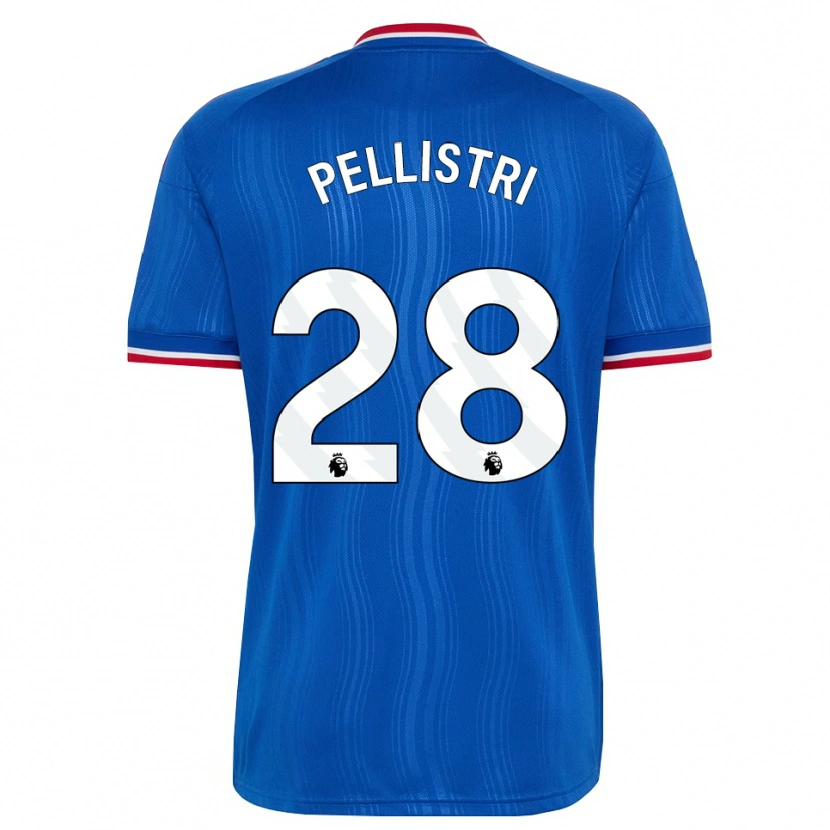 Danxen Criança Camisola Facundo Pellistri #28 Azul Branco Vermelho Alternativa 2026/27 Camisa Brasil