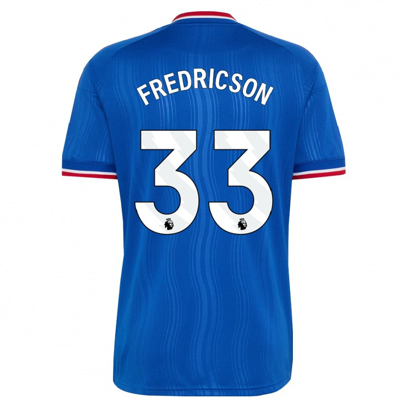 Danxen Criança Camisola Tyler Fredricson #33 Azul Branco Vermelho Alternativa 2026/27 Camisa Brasil