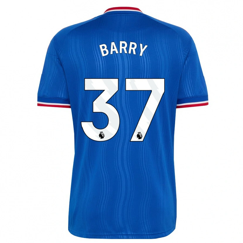 Danxen Criança Camisola Keira Barry #37 Azul Branco Vermelho Alternativa 2026/27 Camisa Brasil