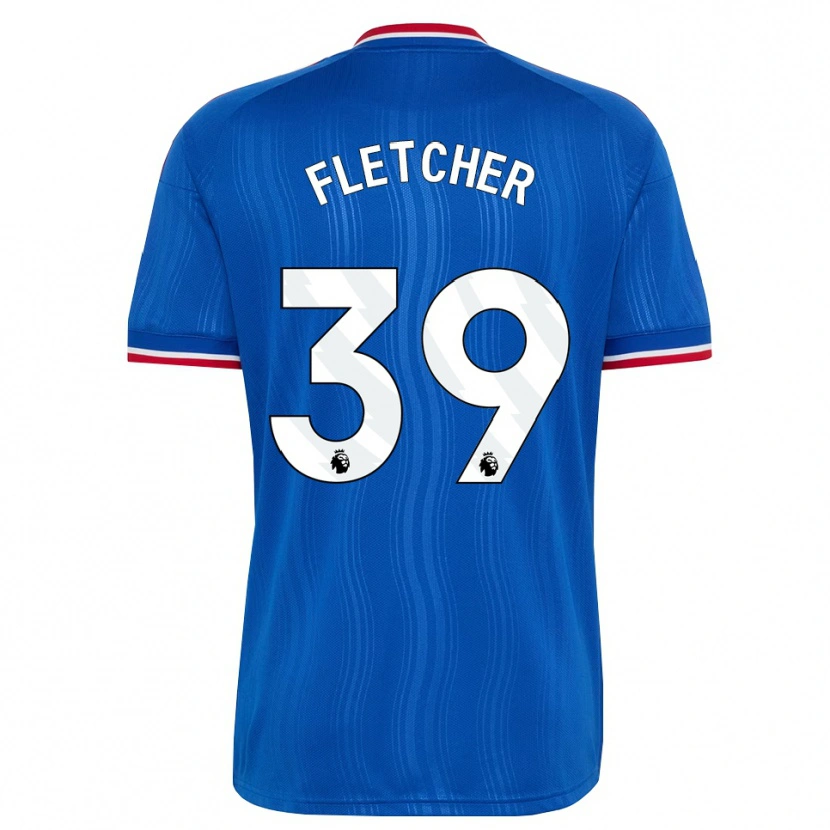 Danxen Criança Camisola Tyler Fletcher #39 Azul Branco Vermelho Alternativa 2026/27 Camisa Brasil