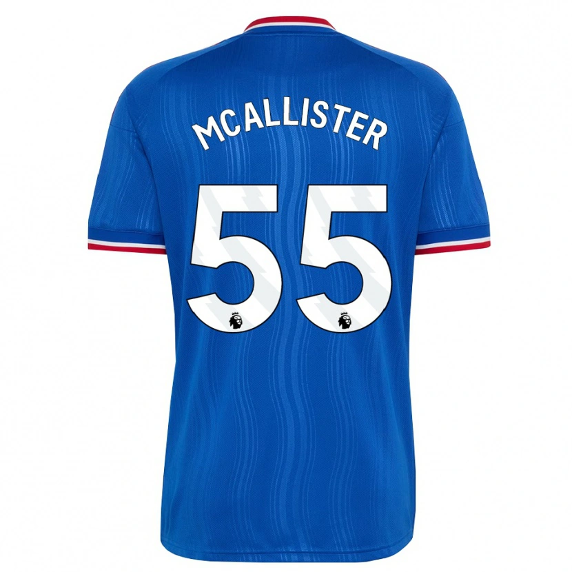 Danxen Criança Camisola Finley Mcallister #55 Azul Branco Vermelho Alternativa 2026/27 Camisa Brasil