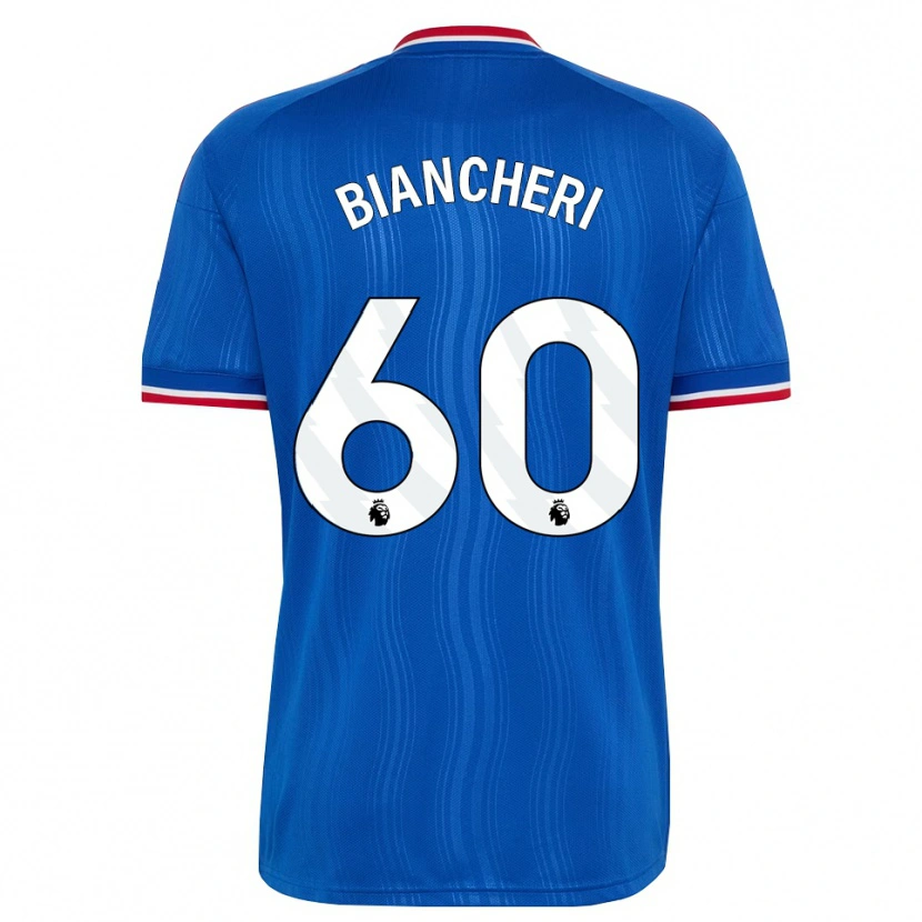Danxen Criança Camisola Gabriele Biancheri #60 Azul Branco Vermelho Alternativa 2026/27 Camisa Brasil