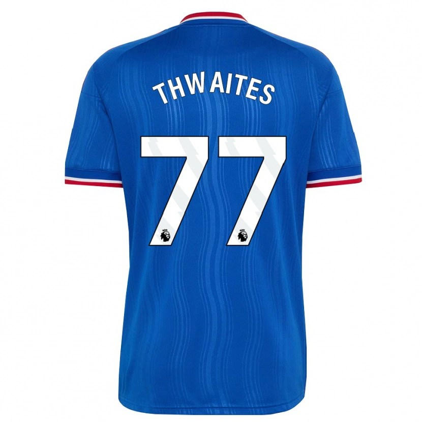 Danxen Criança Camisola Jim Thwaites #77 Azul Branco Vermelho Alternativa 2026/27 Camisa Brasil