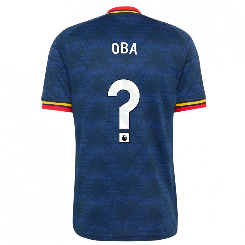 Danxen Criança Camisola Jayden Oba #0 Midnightblue Amarelo Vermelho Alternativa 2026/27 Camisa Brasil