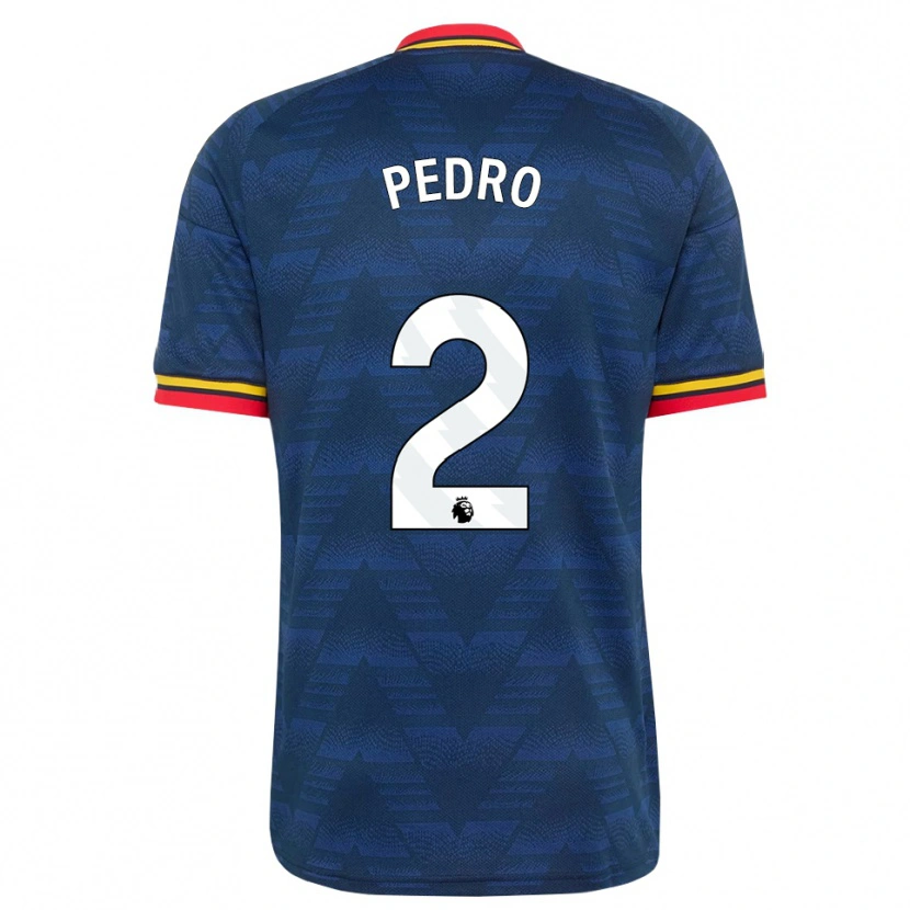 Danxen Criança Camisola Angelinou Pedro #2 Midnightblue Amarelo Vermelho Alternativa 2026/27 Camisa Brasil