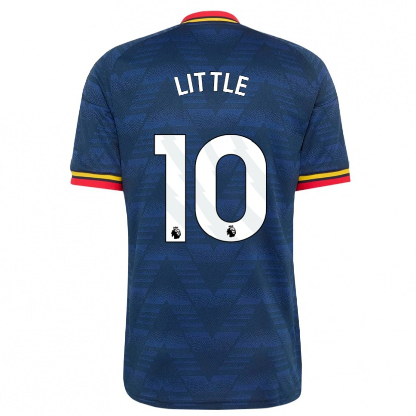Danxen Criança Camisola Kim Little #10 Midnightblue Amarelo Vermelho Alternativa 2026/27 Camisa Brasil