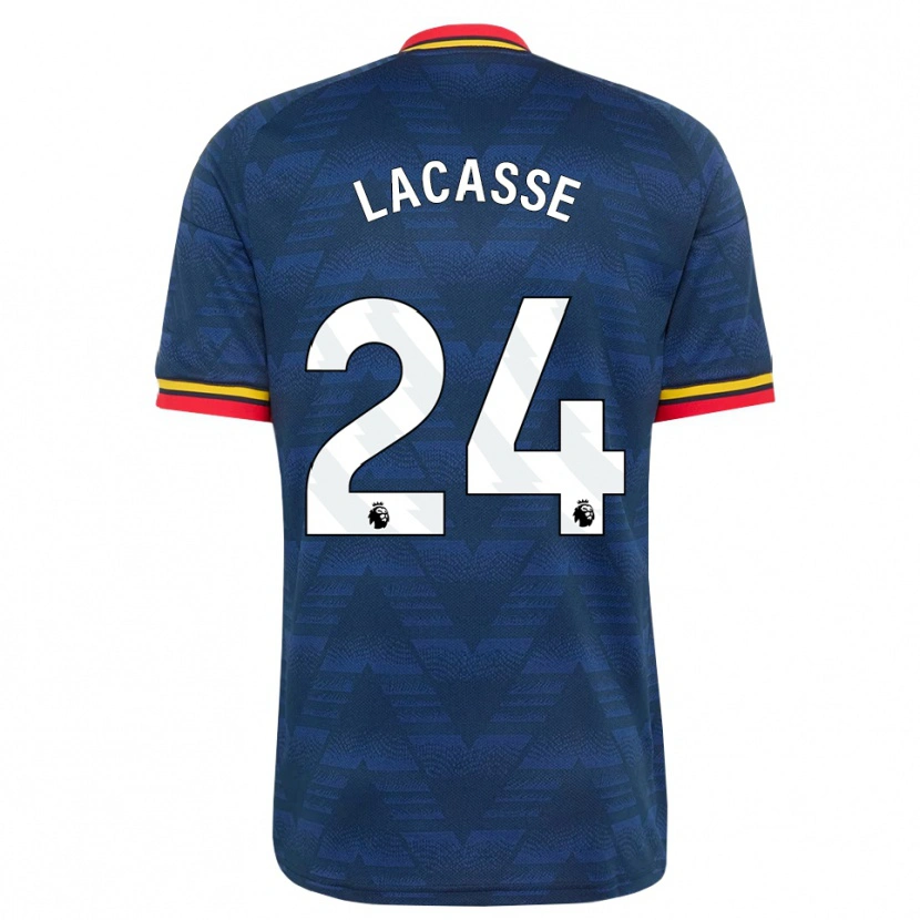 Danxen Criança Camisola Cloé Lacasse #24 Midnightblue Amarelo Vermelho Alternativa 2026/27 Camisa Brasil