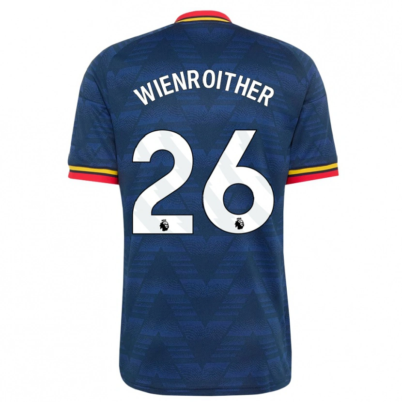 Danxen Criança Camisola Laura Wienroither #26 Midnightblue Amarelo Vermelho Alternativa 2026/27 Camisa Brasil