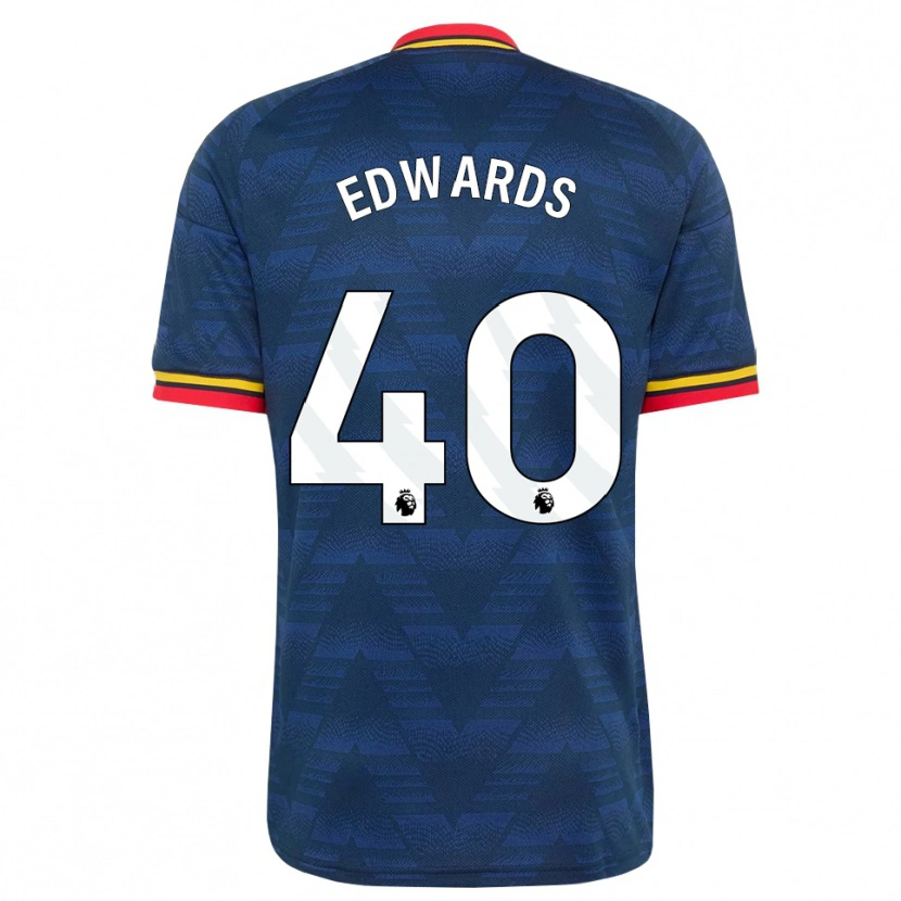 Danxen Criança Camisola Khayon Edwards #40 Midnightblue Amarelo Vermelho Alternativa 2026/27 Camisa Brasil