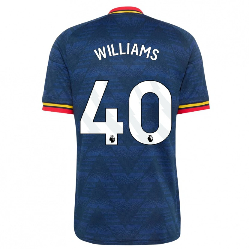 Danxen Criança Camisola Naomi Williams #40 Midnightblue Amarelo Vermelho Alternativa 2026/27 Camisa Brasil