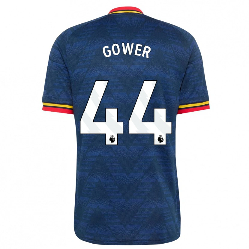 Danxen Criança Camisola Jimi Gower #44 Midnightblue Amarelo Vermelho Alternativa 2026/27 Camisa Brasil