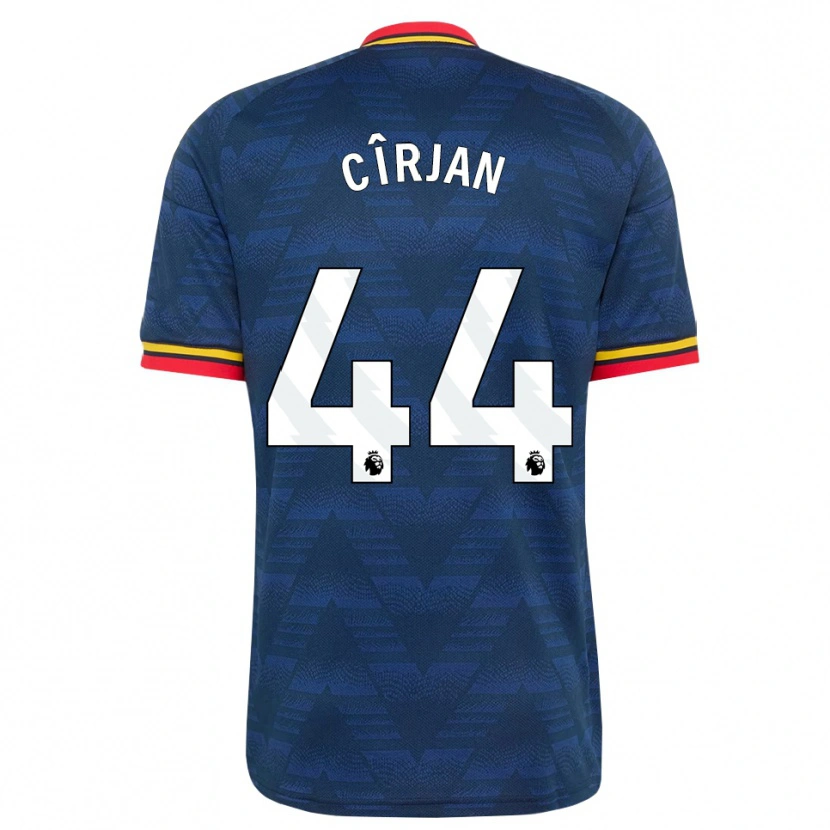 Danxen Criança Camisola Catalin Cîrjan #44 Midnightblue Amarelo Vermelho Alternativa 2026/27 Camisa Brasil