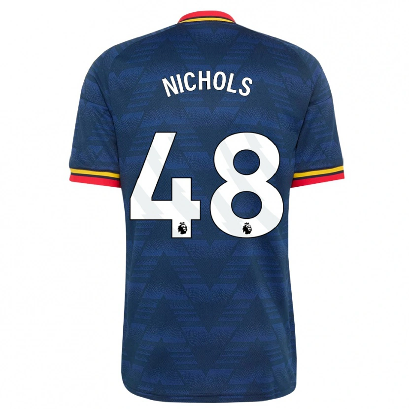 Danxen Criança Camisola Josh Nichols #48 Midnightblue Amarelo Vermelho Alternativa 2026/27 Camisa Brasil